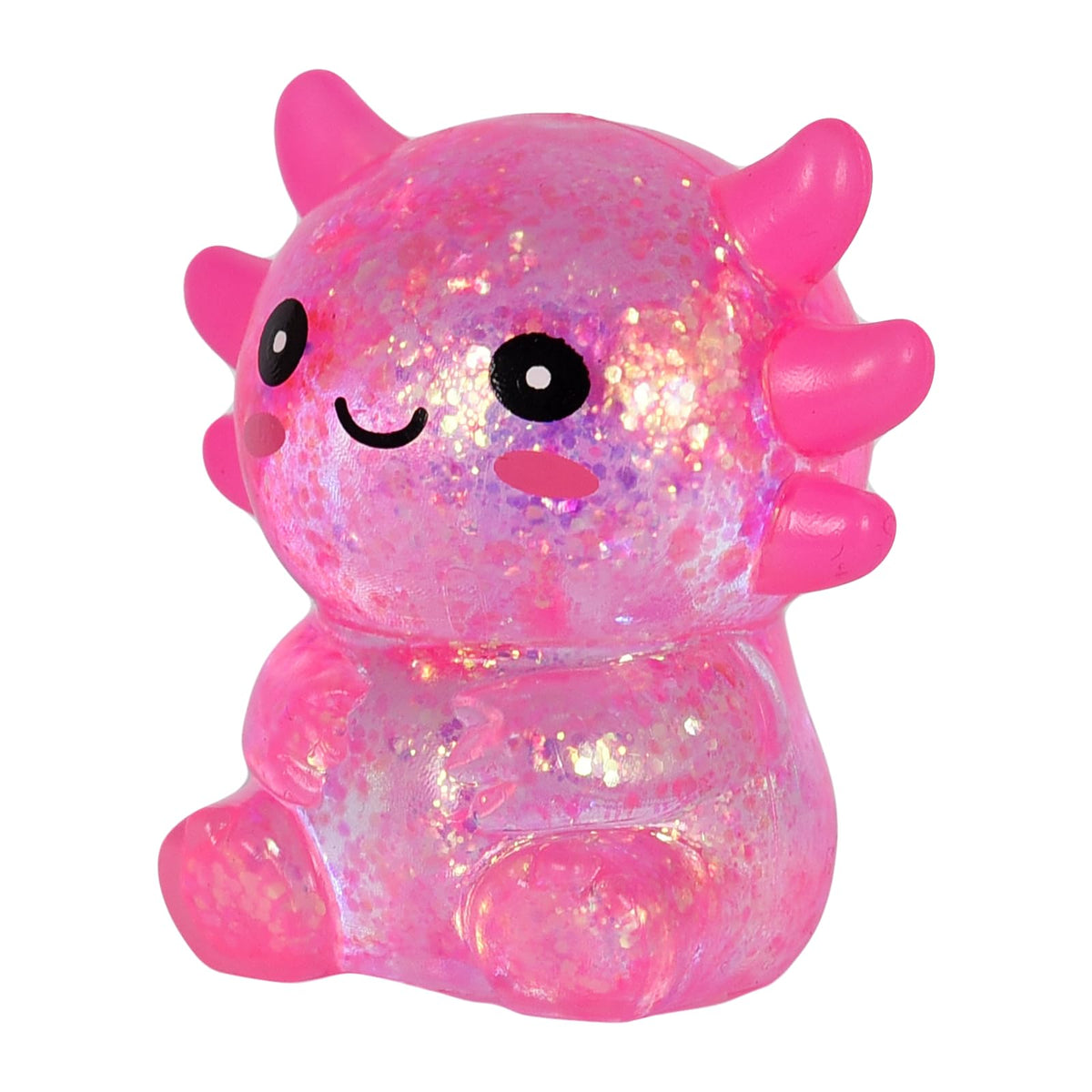 GSOOUOLD Axolotl Squishy Stress Ball, Soft TPR Fidget Toy for Kids Adults | Non-toxic soft TPR, slow rebound, satisfying squeeze, sensory stress relief toy for kids & adults