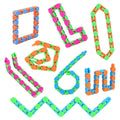 8Pcs Fidgets Wacky Tracks Fidget Toys for Kids Classroom Students Gifts | School Prizes Christmas Stocking Stuffers Sensory Autism Snap Fidget Click Snake Toys for Adults Travel Stress Relief Adhd