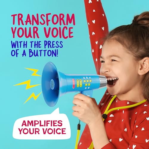 5 In 1 Voice Changer for Kids - Voice Changing Device for Boys & Girls | Birthday Gifts for 3, 4, 5, 7, 8 Year Old Boy - Toys Gift Ideas for Kid, Toddler - Gifts for Kids Ages 3-8+ Olds