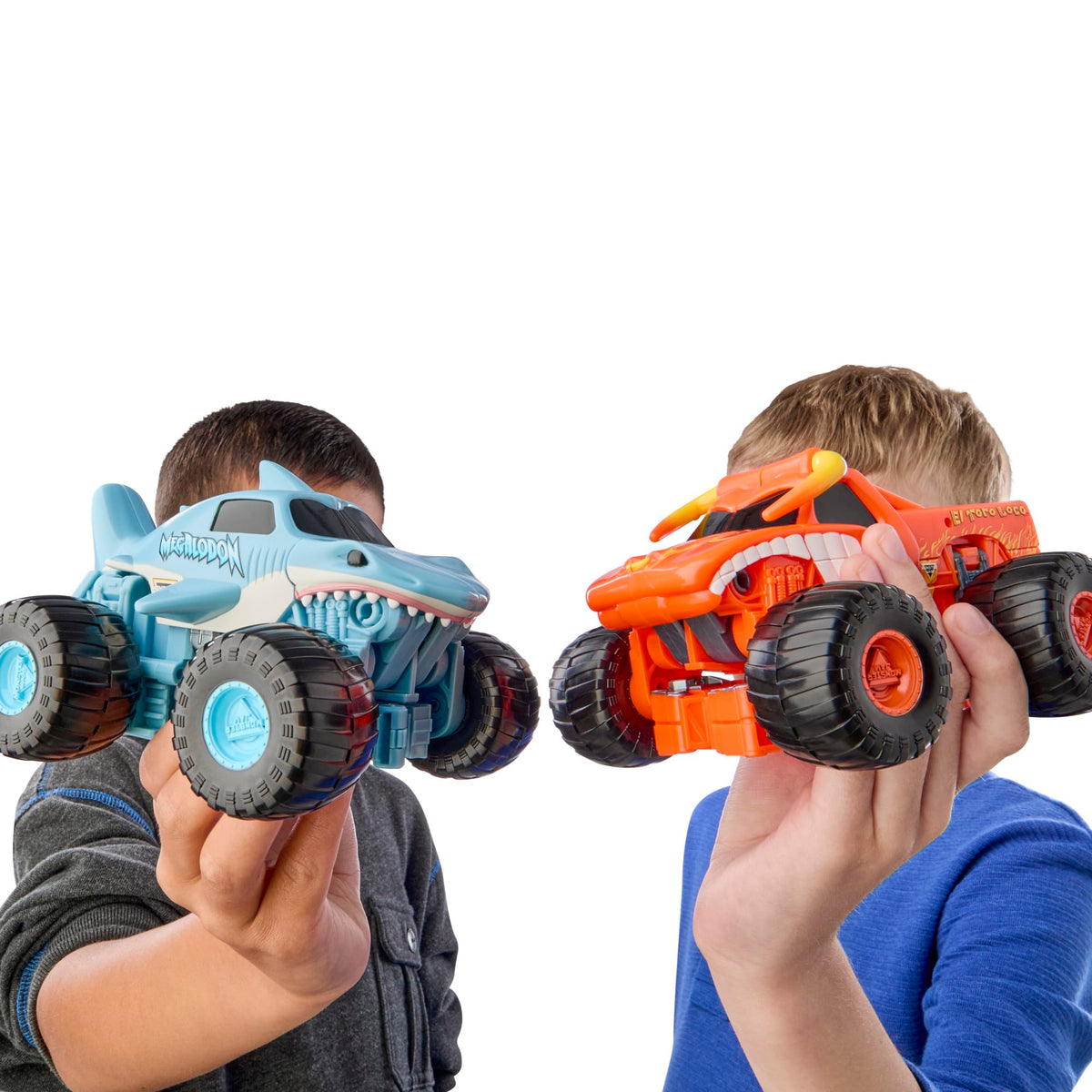 Transformers Monster Jam Megalodon (Big Tooth) | Action Figure Changes from Robot to Monster Truck, Toys for 6+