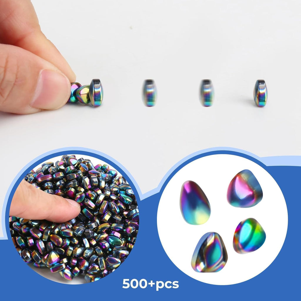 Matassari 550pcs Fidget Toy, Sensory Toys for Adults & Teens（Colour） | At work or parties, shape, stack, relax and unwind; a fun gift for birthdays, Christmas and stocking stuffers