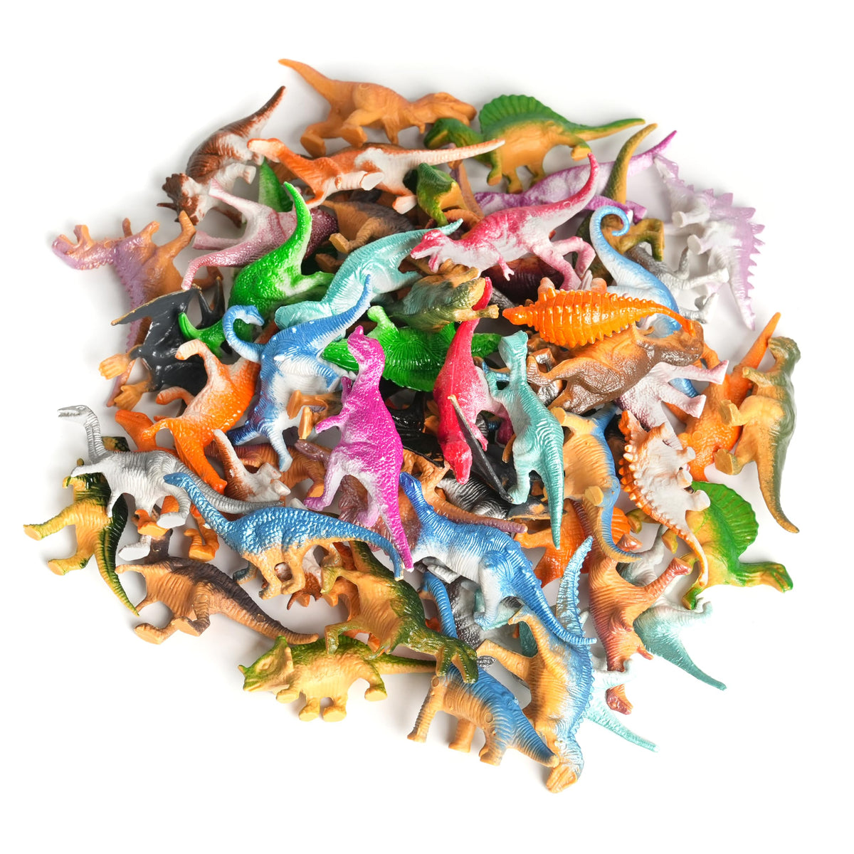 Mini Dinosaur Figures 78 Pack, Kids Dinosaur Toys, Dino Party Favors | Small Dinosaur Toys for Birthday Parties, Cupcakes, Goodie Bags, Classroom Rewards, Sensory Play and Gifts For Boys and Girls
