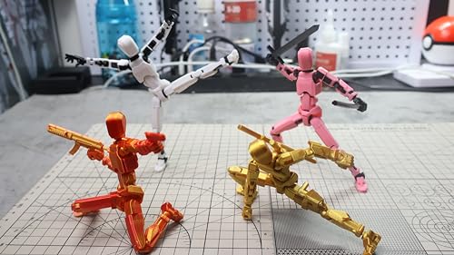 FoxVilla Titan 13 3D Printed Action Figure, Assembled T13 Dummy 13 | Assembly Completed T13 Action Figure, 3D Printed Titan13, Assembled Dummy 13 Lucky 13 Toy Figure