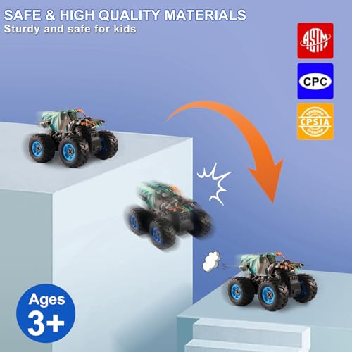Trovogil Take Apart Monster Truck Toys for Kids 3 4 5 6 7 8 Year Old Boys, STEM Educational Building Toys with Electric Drill & Storage Box Gift Birthday Christmas for Boys Girls Kids Toddlers