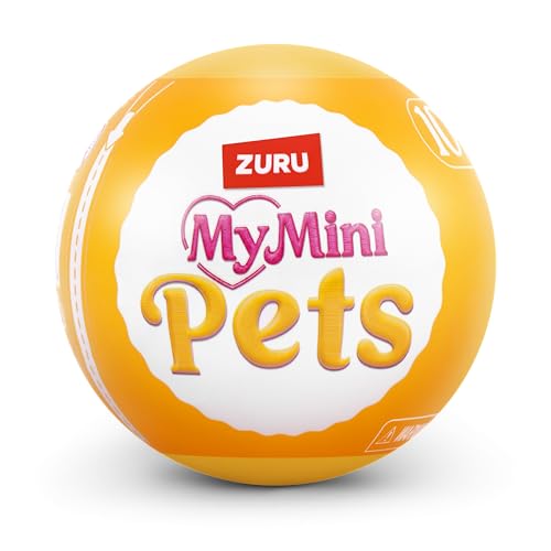 My Mini Pet Series 1 By ZURU | Detailed mini pet — puppy, kitten, hedgehog & more; habitat + accessories; 10+ sets to collect; play, display & gift
