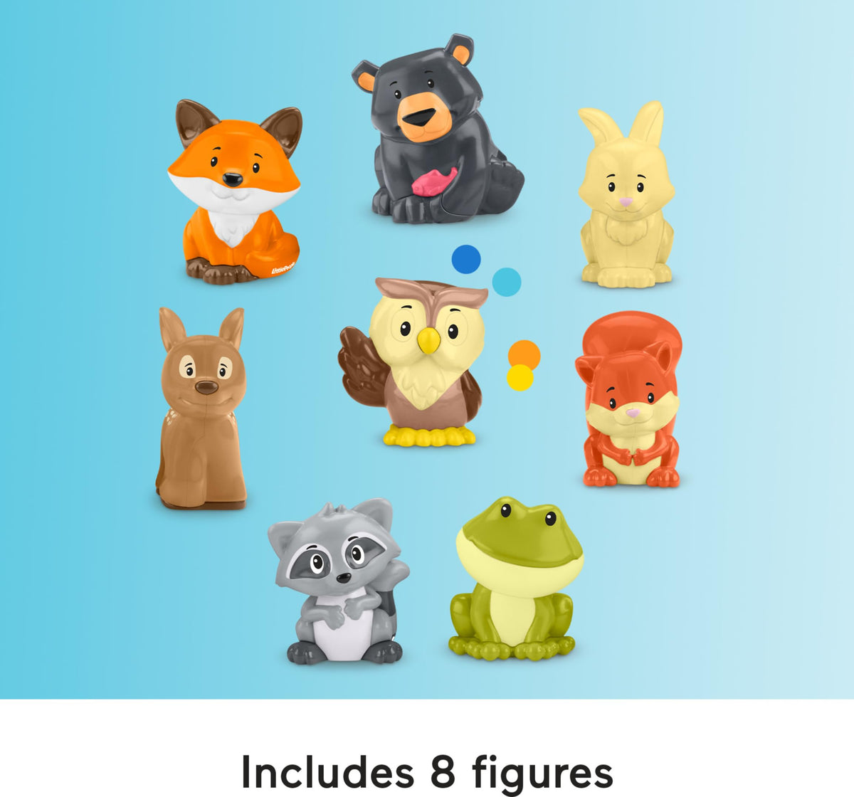 Fisher-Price Little People Forest Friends Carry Case | Tree Playset with 8 Animal Figures, Storytelling Pretend Play, Toddlers & Kids Ages 1+ Years