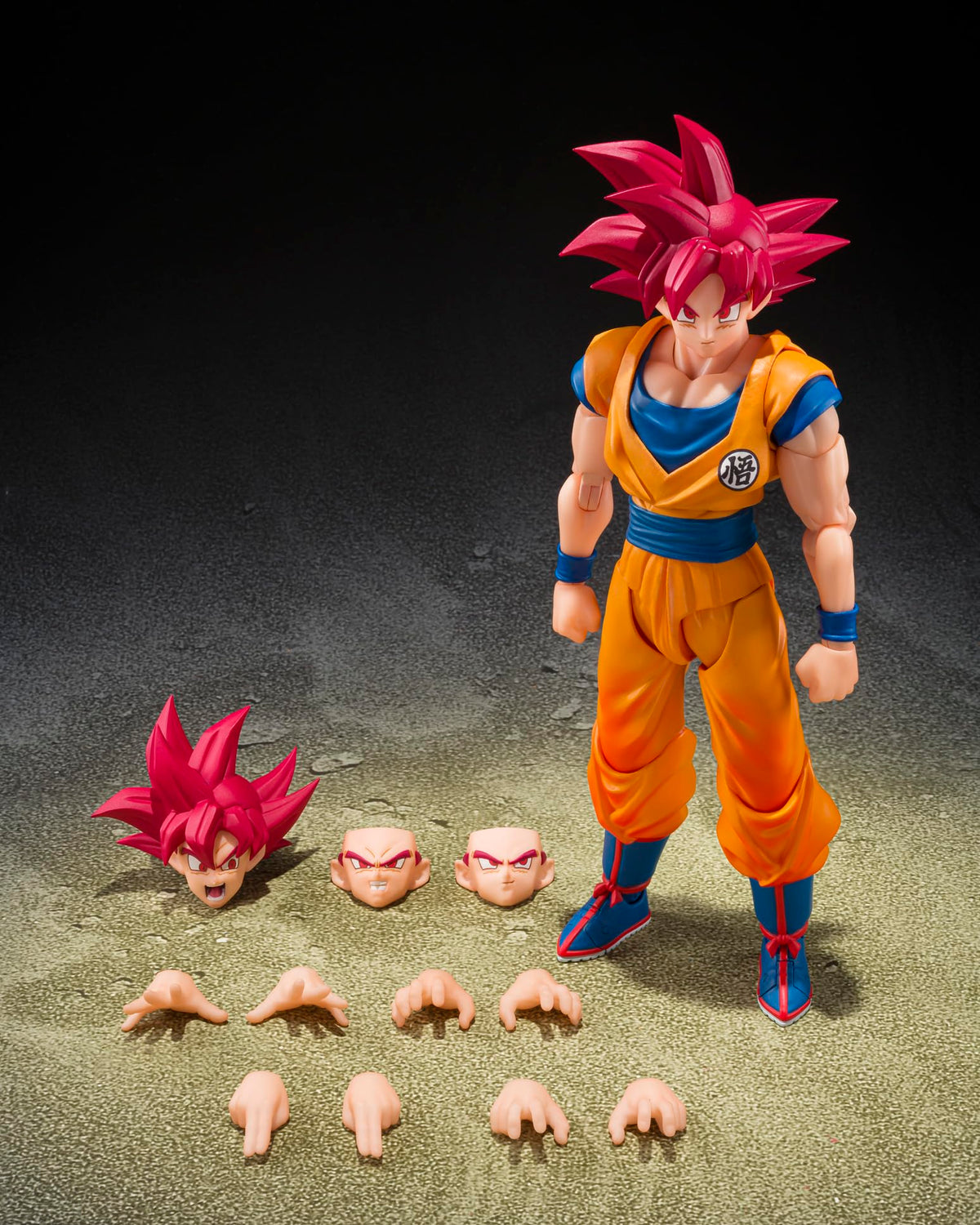 TAMASHII NATIONS - Dragon Ball Super - Super Saiyan God Son Goku (God Aura) S.H.Figuarts Action Figure