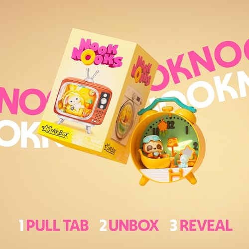 STARBOX Nook Nooks Series 1 Blind Box Collectible LED Animal Home Scenes