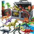 JOYIN Dinosaur Toys for Kids 3-5, 17 PCS Realistic Dinosaur Figures with Activity Play Mat & Storage Cage, Ideal Kids Toys for 3 Year Old Boys, Animals Toy for Boys Birthday Gifts