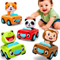 stargo Press to Go Car Toys, Montessori Toys for 1 Year Old Boy Gifts