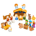 COOLTUNE Nativity Set for Kids – 25 Piece Christmas Nativity Playset with Figures, Soft Rubber Jesus Story Play Toys for Toddlers, Children, Baby Girls Boys Ages 1 2 3 4 5 6+ at Home & Sunday School
