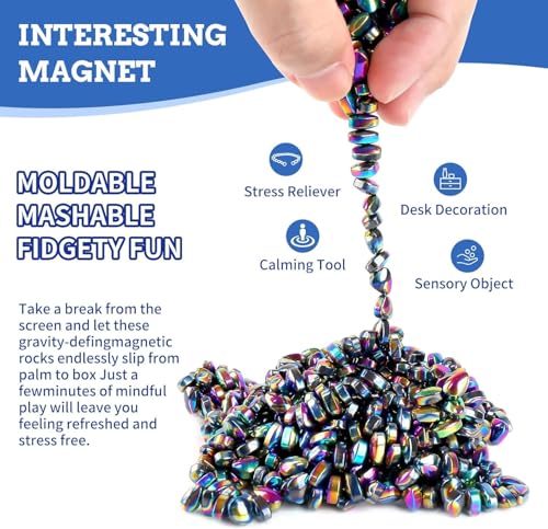 Matassari 550pcs Fidget Toy, Sensory Toys for Adults & Teens（Colour） | At work or parties, shape, stack, relax and unwind; a fun gift for birthdays, Christmas and stocking stuffers