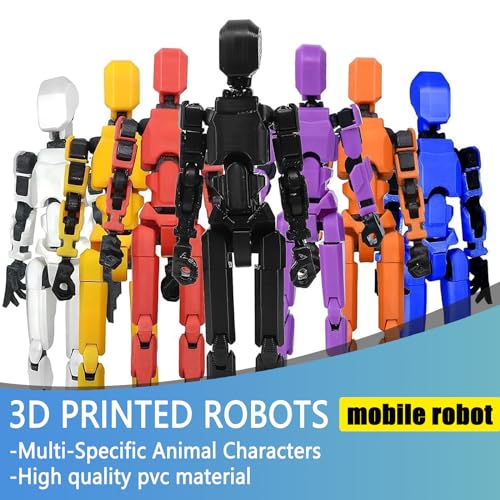 2026 New Assembly Completed-Titan 13 Action Figure,Dummy Robot 13 Action Figures Set,3D Printed Multi-Jointed Action Figures,Nova 13 Action Figure for Collectors Desktop Decorations (5pcs)