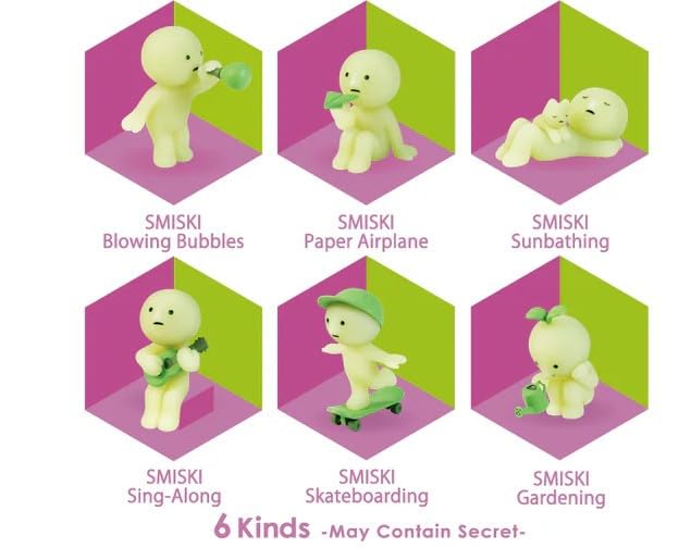 Sunday Smiski Series | Sealed blind box; one random Smiski Sunday figure.