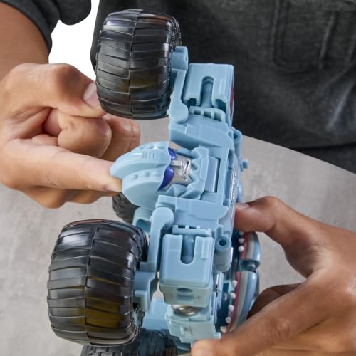 Transformers Monster Jam Megalodon (Big Tooth) | Action Figure Changes from Robot to Monster Truck, Toys for 6+
