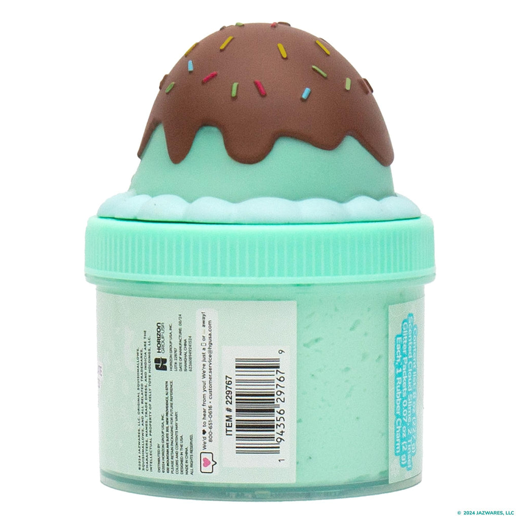 Original Squishmallows Scented Slime Jar, Chocolate, Maya the Ice Cream