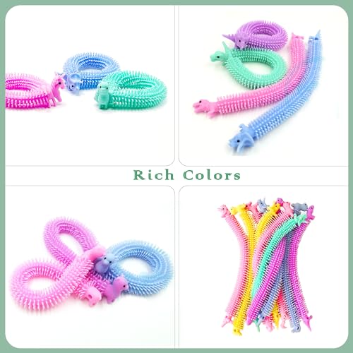YZXODN 30 Pack Stretchy Strings Fidget Toys, Sensory Toys Bulk for Kids, Adults Stress Relief, Anti-Anxiety Autism Toys, Perfect for Children's Day, Classroom Exchange, Birthday, Party Favors