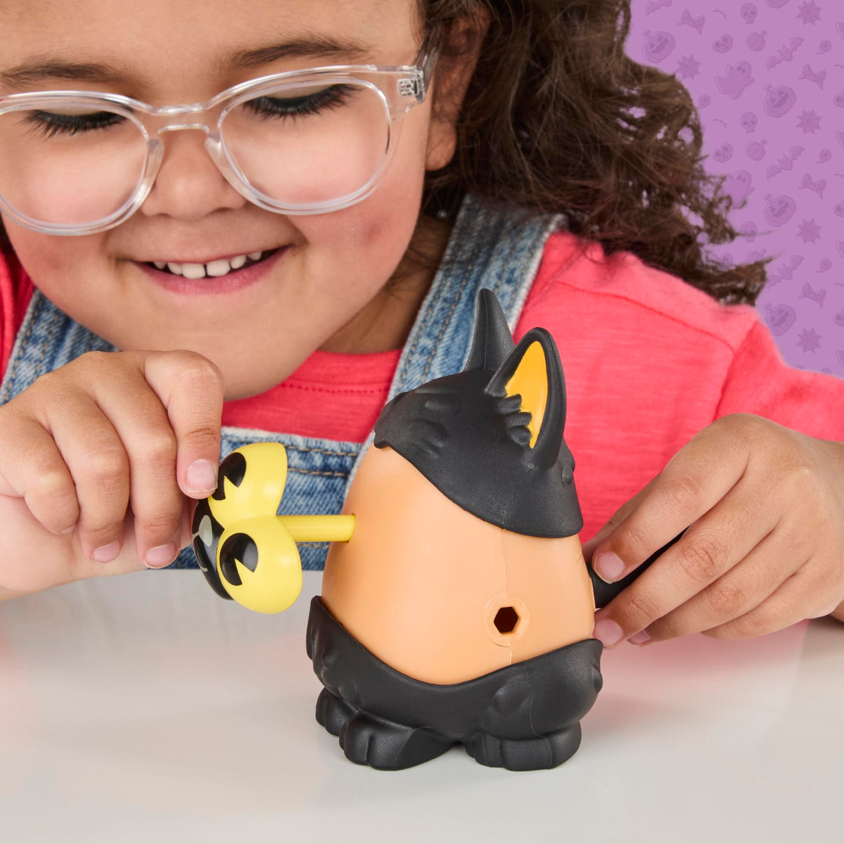 Potato Head Spooky Tots | 11 Pieces | Two 3-Inch Potato Bodies with 9 Accessories | Preschool Halloween Toys for Kids 2+