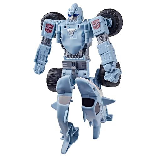 Transformers Monster Jam Megalodon (Big Tooth) | Action Figure Changes from Robot to Monster Truck, Toys for 6+