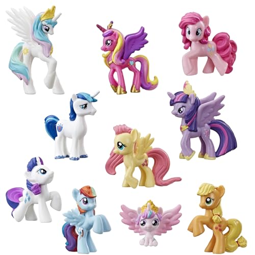 My Little Pony Toy Rainbow Equestria Favorites 10 Figure Collection, for Kids Ages 3 Years Old and Up (Amazon Exclusive)
