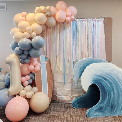 Number Balloons 1st Birthday Decorations, 40In Cream 1 Balloon for Women | Eye-catching Appearance, Perfect Decorative Centerpieces, Convenient Self-sealing Structure, Widely for Various Occasions