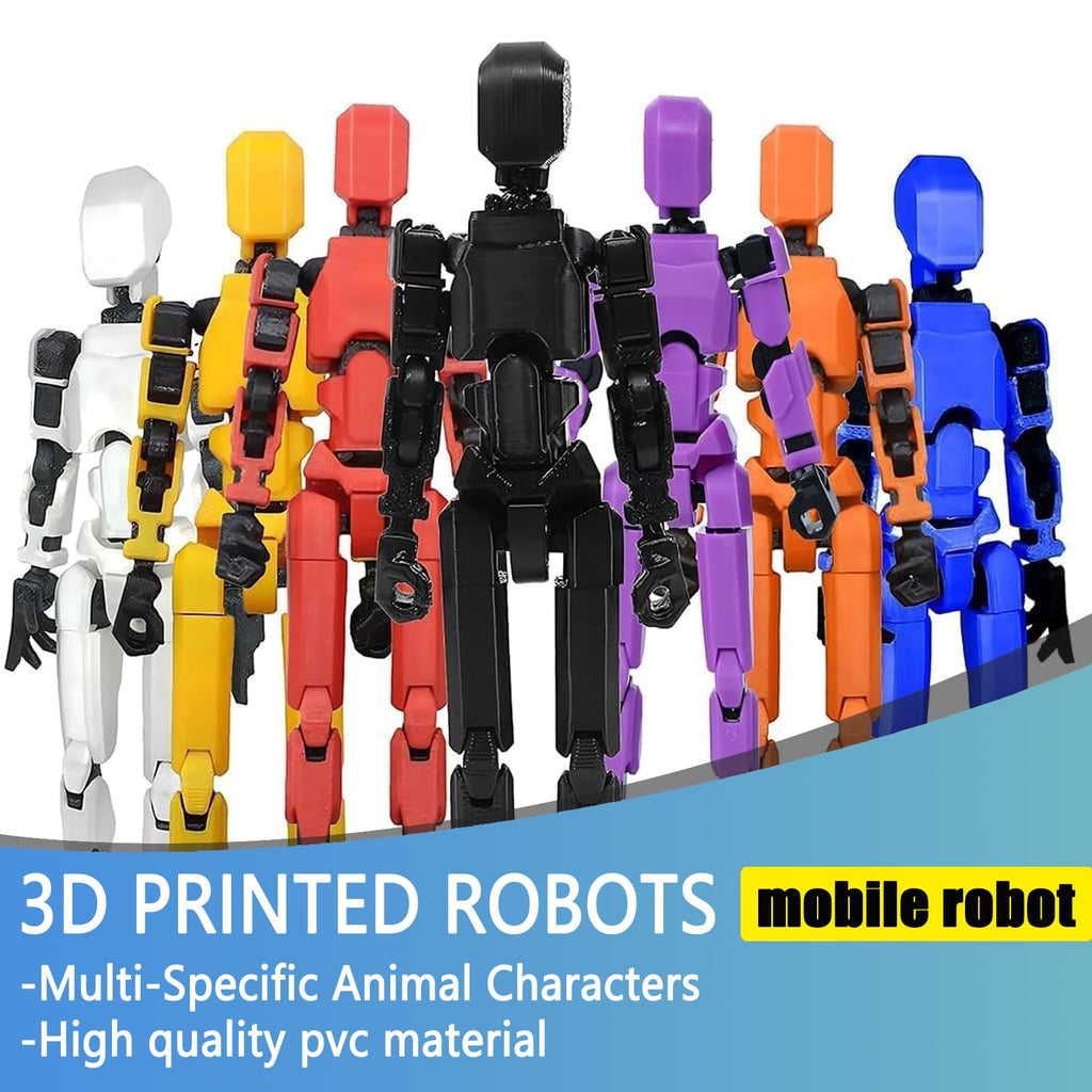 2026 New Assembly Completed-Titan 13 Action Figure,Dummy Robot 13 Action Figures Set,3D Printed Multi-Jointed Action Figures,Nova 13 Action Figure for Collectors Desktop Decorations (5pcs)