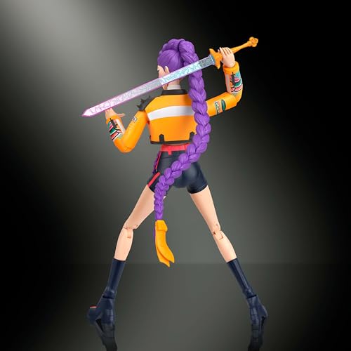 Mattel Kpop Demon Hunters HUNTR/X Rumi 6-inch Action Figure | Wearing “How It’s Done” Look, Sword, Food-inspired Accessories, Swappable Faces & Hands​, 21 Points of Articulation