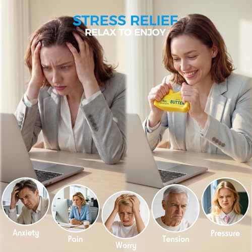 Butter Squishy, Soft Slow Rising Squeeze Toys, Butter Stick Toys (Yellow) | Fidget Toys and Stress Balls Squishies for Office Desk Toys, Party Favors & Birthday Gifts