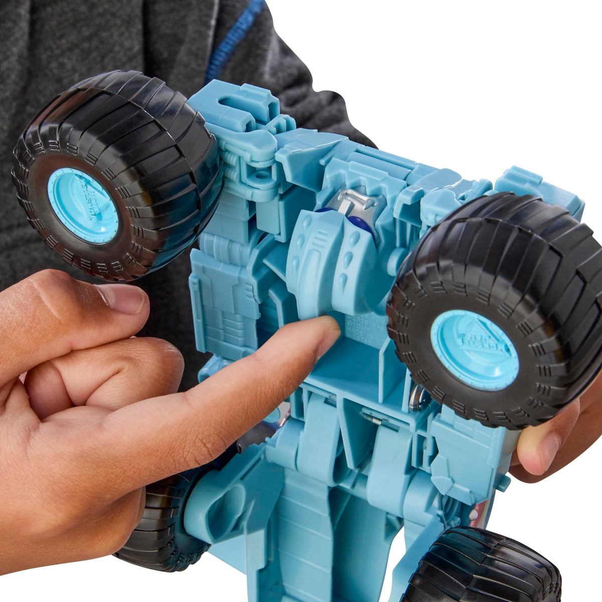 Transformers Monster Jam Megalodon (Big Tooth) | Action Figure Changes from Robot to Monster Truck, Toys for 6+