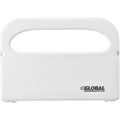 Global Industrial Plastic Toilet Seat Cover Dispenser 16"W x 2-1/5"D x 11"H - White (WB641155)