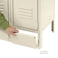 Global Industrial Front Base For 12"W X 6"H Tan Locker (WB652080TN)