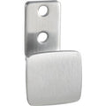 Interion Square Clothes Hook - Silver Satin Finish (WB695766)