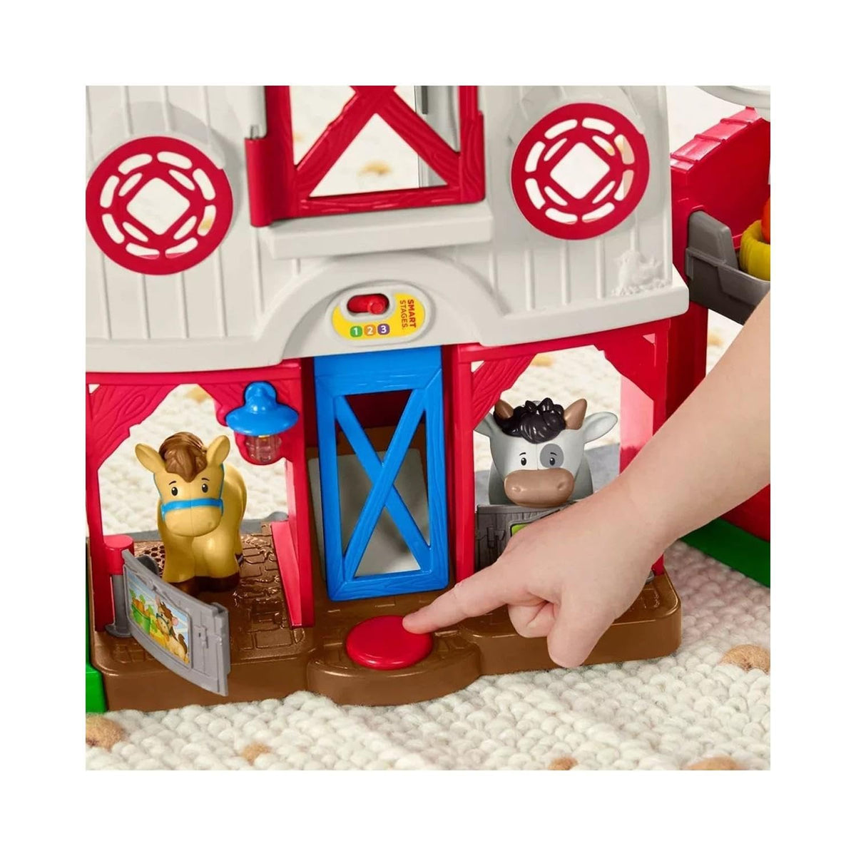 Fisher-Price Little People Caring for Animals Farm Playset | Toddler Learning Toy, Smart Stages Content with Educational Music, Pretend Play, Ages 1+ years (Amazon Exclusive)