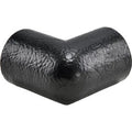 Global Industrial 2D Protective Safety Corner Guards, PU Foam, Adhesive Backed, Black, 1/Each (WB708373)