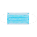 Global Industrial Disposable 3-Ply Face Mask, Adult Size, Individually Packed, 50/Box (WB708527)