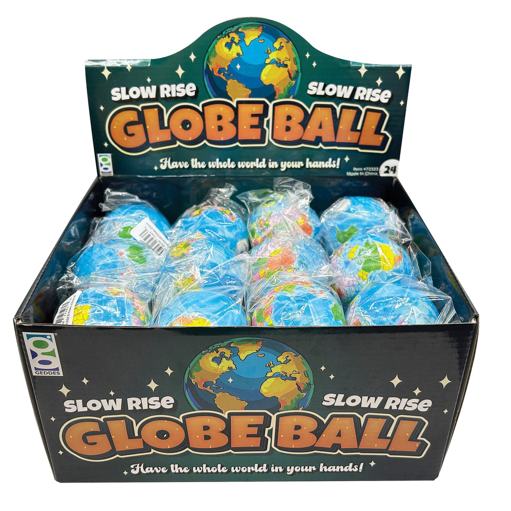 Slow Rise Globe Balls - 24 per display