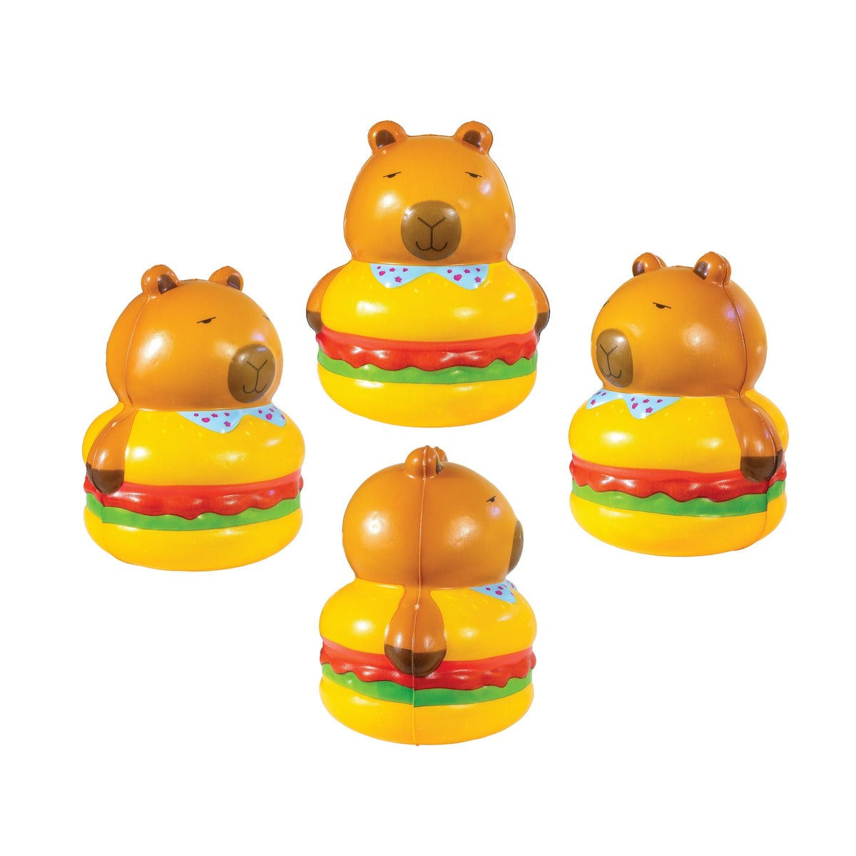 Cheeseburger Capybara Slow Rise Toys - 12 per bag