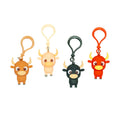 Highland Cow Backpack Buddy Keychains
