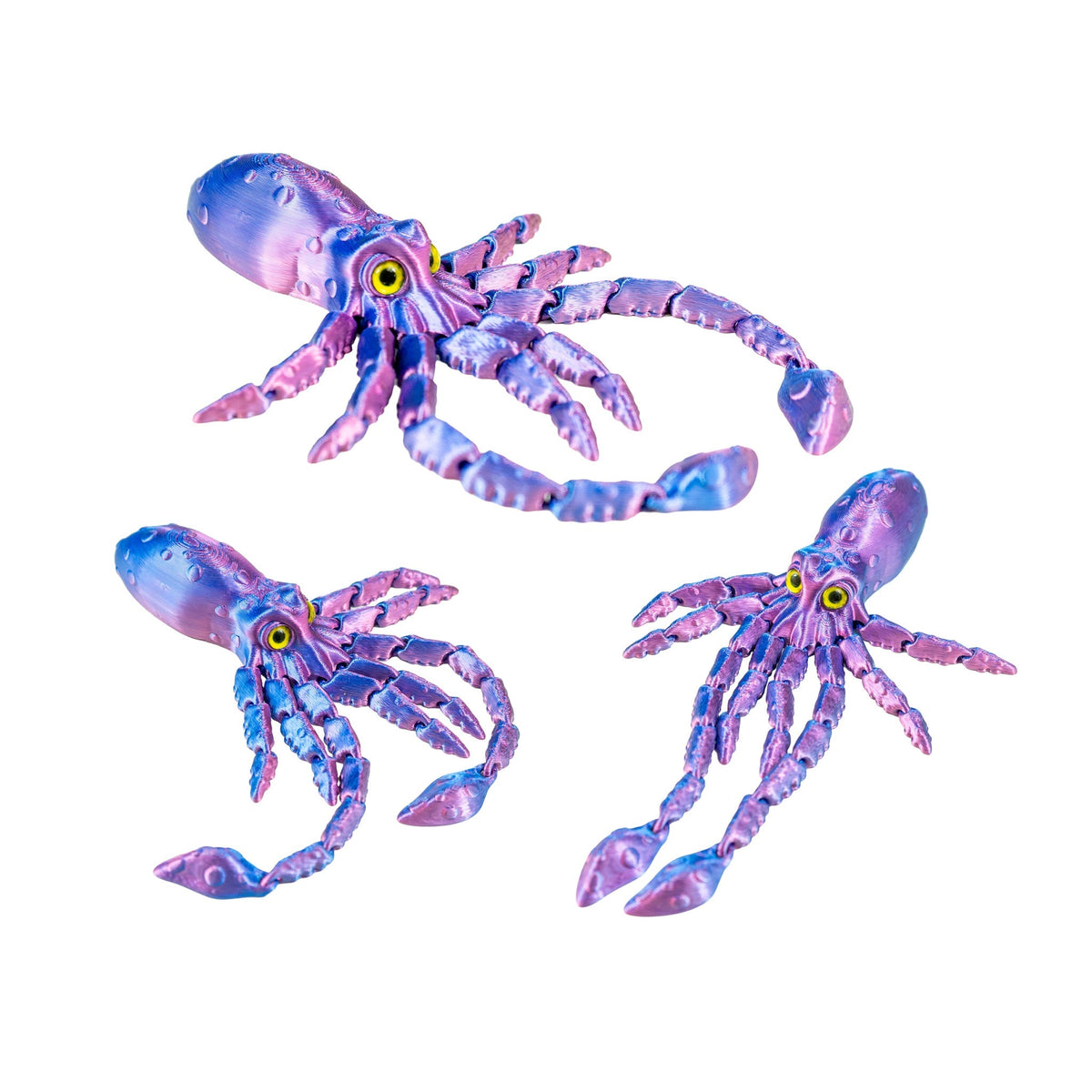3D Printed Squid Fidget Toy
