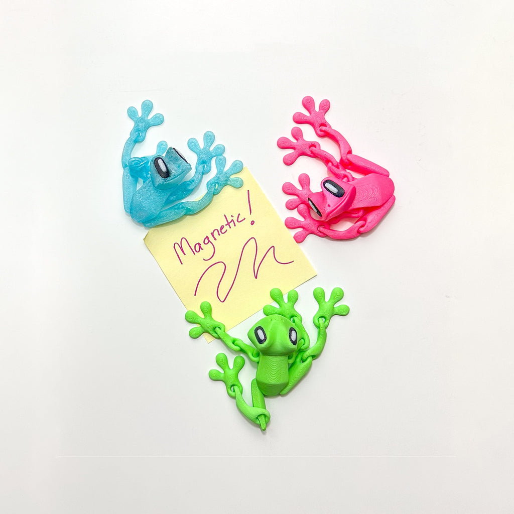 3D Printed Magnetic Frog Locker Buddy