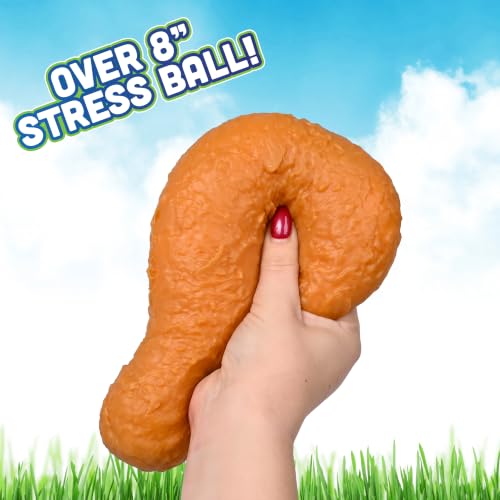 Toymendous Squishy Fried Chicken - Squish Toy - Ages 3+