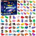 Celltestria 120Pcs 3D Printed Animals Figurines Articulated Fidget Toys | Mini 3D Printed Figurines for Goodie Bags Classroom Prize Rewards Party Favors Gifts Exchange