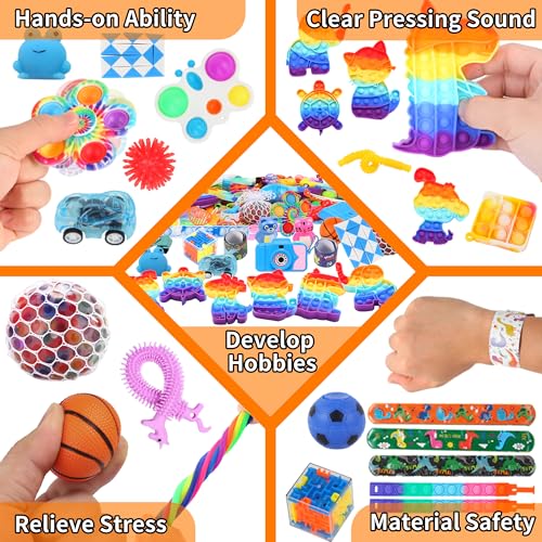 1000 Pcs Party Favors for Kids, Fidget Toys Bulk, Birthday Gift Toys, Fidgets Stocking Stuffers, Treasure Box Birthday Party, Goodie Bag Stuffers, Carnival Prizes, Pinata Filler Stuffers for Classroom