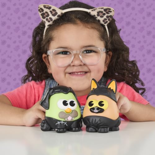 Potato Head Spooky Tots | 11 Pieces | Two 3-Inch Potato Bodies with 9 Accessories | Preschool Halloween Toys for Kids 2+