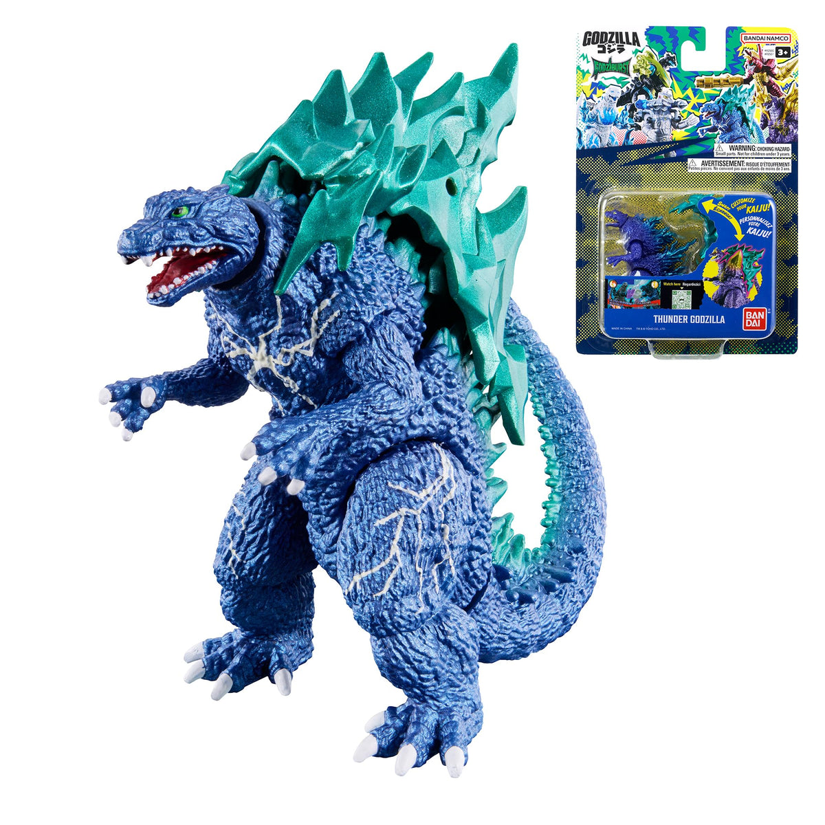 BANDAI Namco Godziburst - Thunder Godzilla 3.75" Action Figure