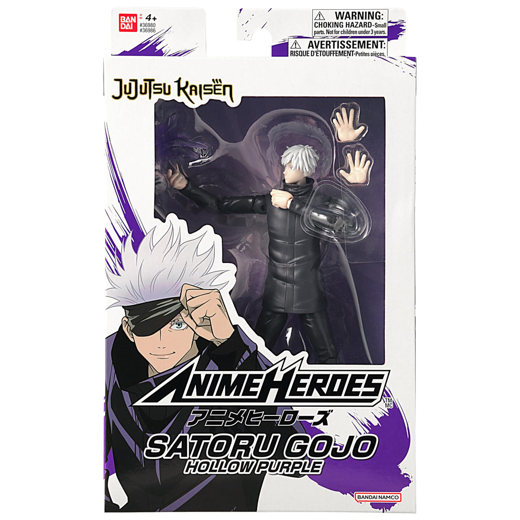 ANIME HEROES - Jujutsu Kaisen - Gojo Satoru Hollow Purple Action Figure | Jujutsu Kaisen 6 Inch Action Figure Anime Heroes - Gojo Satoru Hollow