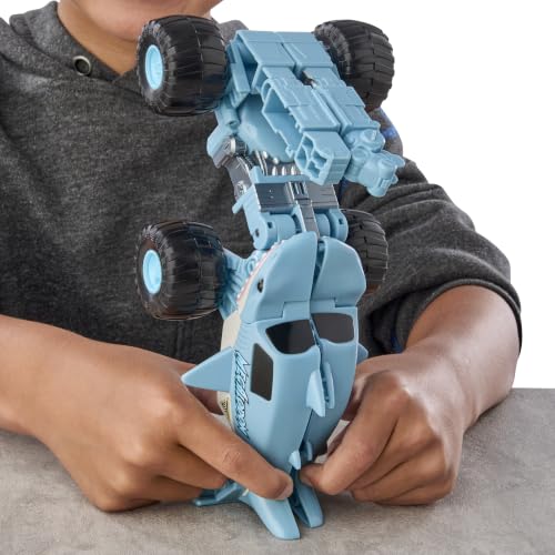 Transformers Monster Jam Megalodon (Big Tooth) | Action Figure Changes from Robot to Monster Truck, Toys for 6+