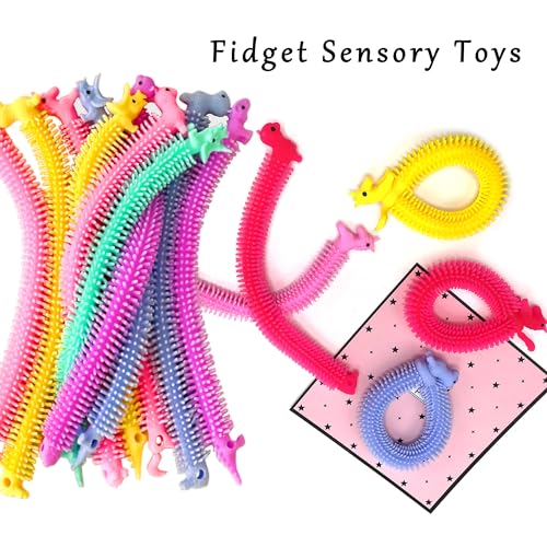 YZXODN 30 Pack Stretchy Strings Fidget Toys, Sensory Toys Bulk for Kids, Adults Stress Relief, Anti-Anxiety Autism Toys, Perfect for Children's Day, Classroom Exchange, Birthday, Party Favors