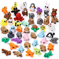 50 pcs 3D Printed Animal Figurines, Mini Articulated Animal Figurines Toys, Party Favors, Pocket Fidget Toys, Goodie Bag Stuffers, Exchange Gifts, Desk Pets, Classroom Rewards for Kids, Birthday Gifts
