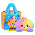 Plush Stuffed Dumpling Squishies, 3.94" Big Rainbow Squishes with Steamer | Plush Giant Dumpling Squishies Squeeze Toys, Christmas Stress Balls Squishies Fidget Toys for Adults Anxiety Relief